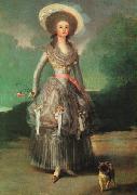 Francisco de Goya Marquesa de Pontejos oil